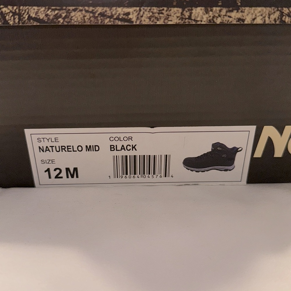 NEW Nevados Black Naturelo Mid Ankle Boot Mens Size 12 Medium - Picture 7 of 7